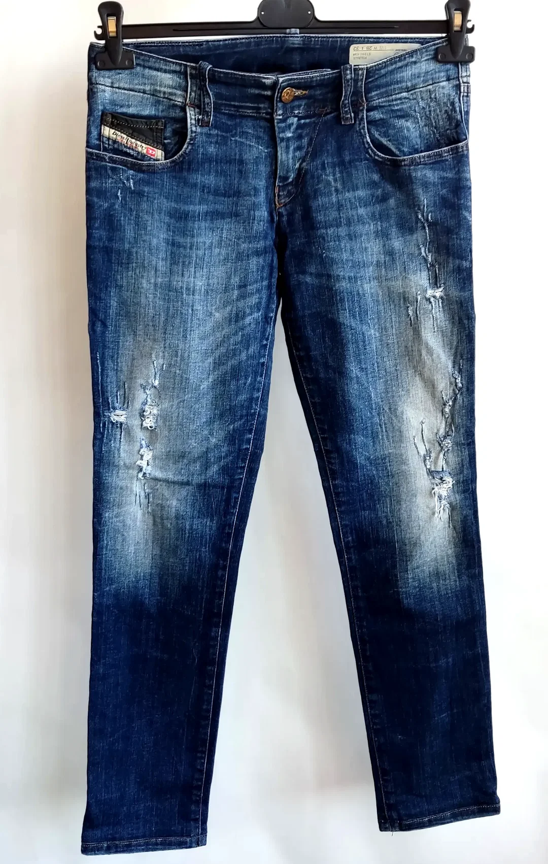 DIESEL Damen Jeans stretch, blau - Gr. 28 - Bild 4