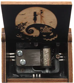 The Nightmare Before Christmas Spieluhr – Holzkurbel-Spieluhr, Jack Skellington – Vorschau 2