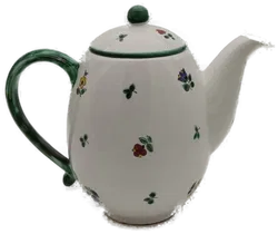 Gmunder Keramik kanne mit  Zuckerbehälter - Bild 1