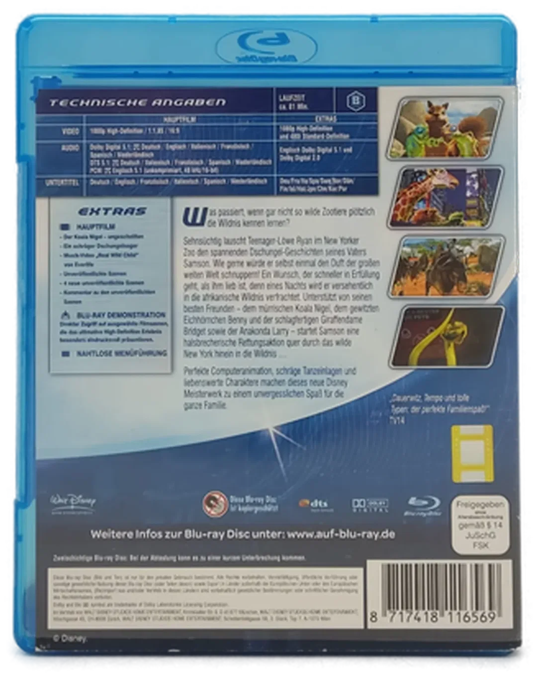 Blu-ray "Tierisch Wild" (Walt Disney) – Bild 2
