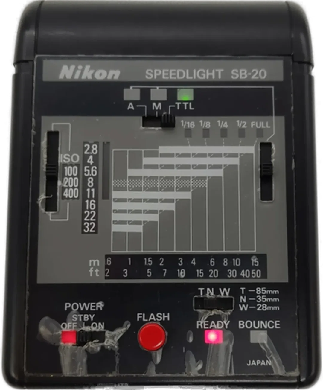 Nikon Speedlight SB-20 Blitzlicht mit Tasche – Bild 2