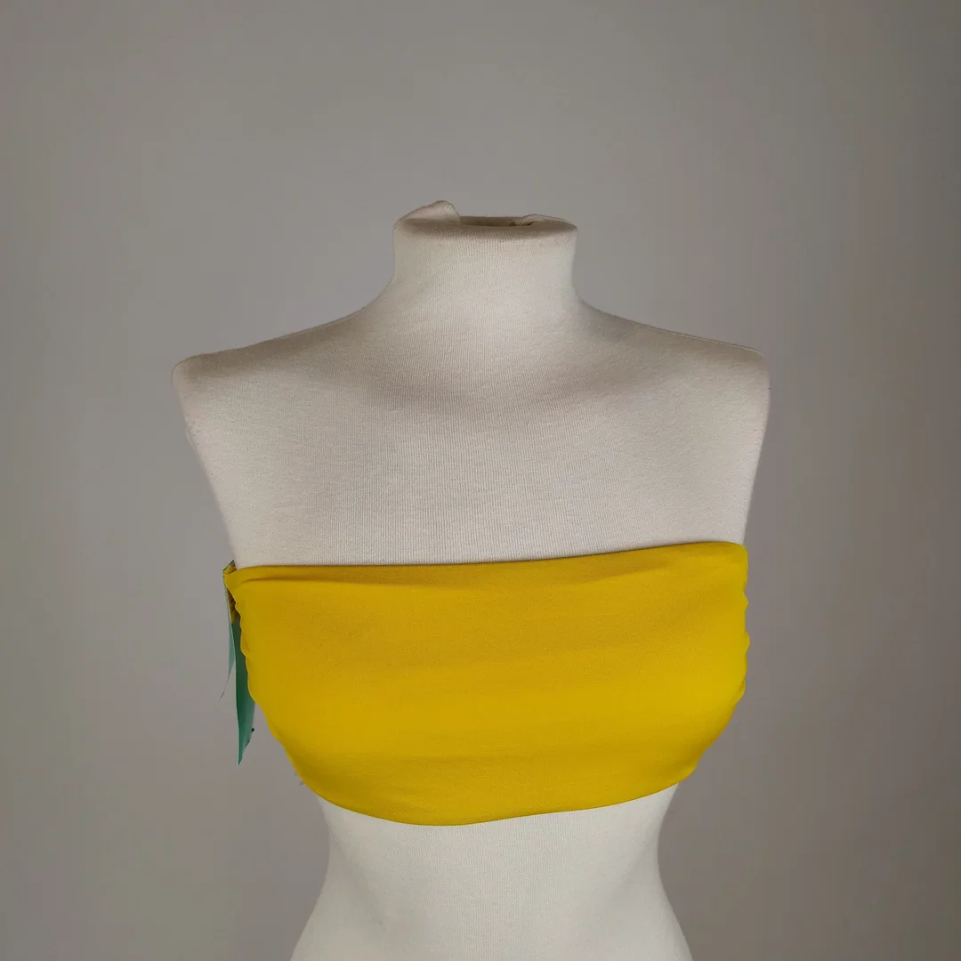 H&M Bade-Top - Gr. 38 / gelb – Bild 2