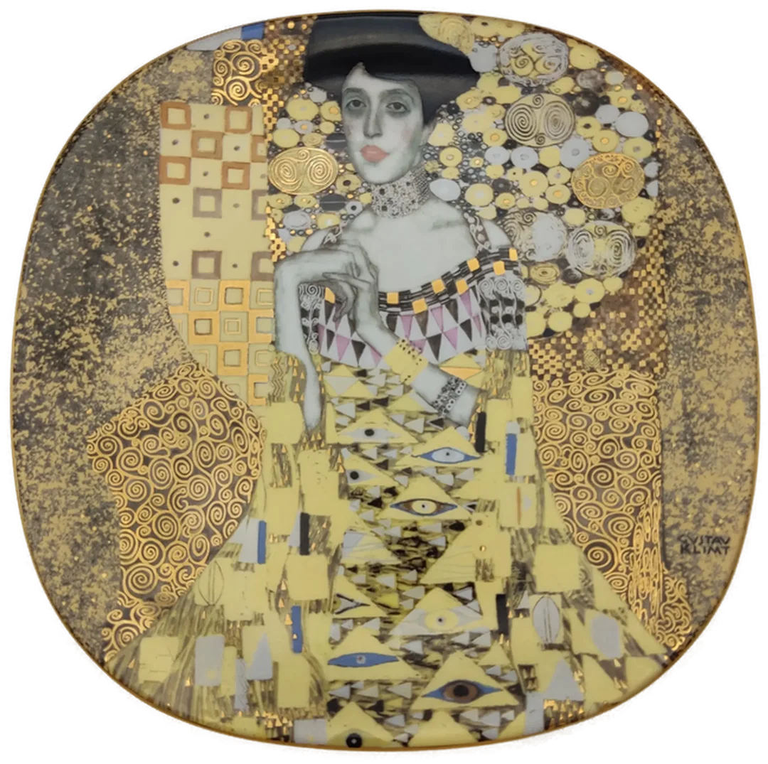 Lilien Porzellan Wandteller 5er-Set "Gustav Klimt" – Bild 9