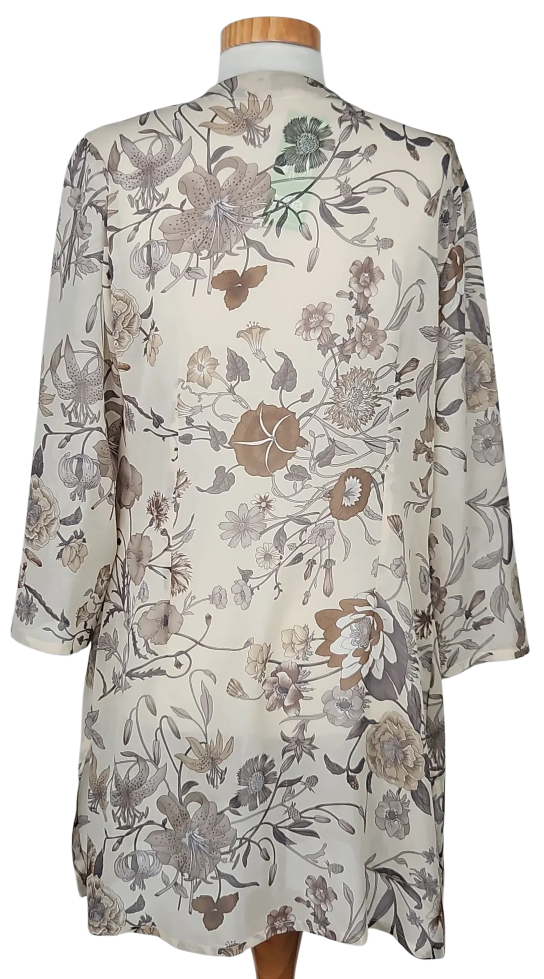 INDIA Damen Cardigan, beige - Gr. M  – Bild 2