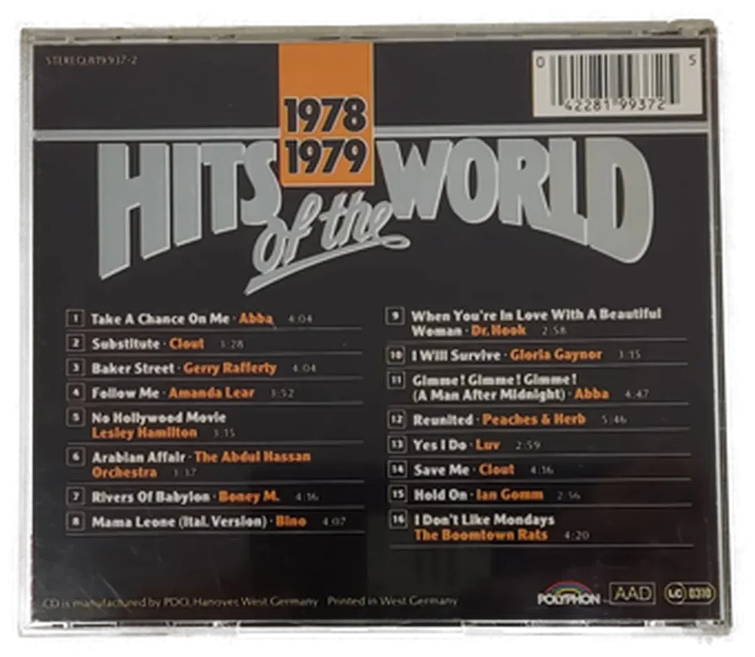CD "Hits of the World" 1978/1979 – Bild 2
