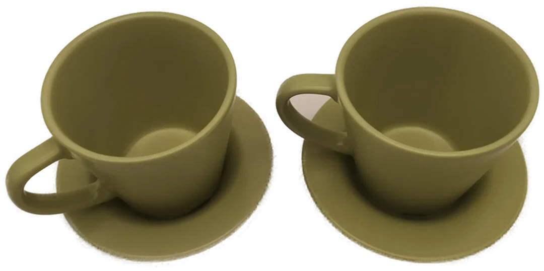 Ikea, 2 Stk. Kaffeetassen grün – Bild 2