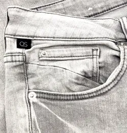 QS by s. oliver Herrenjeans, grau - Gr. 56 - Bild 3