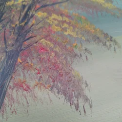 Öl-Malerei einer Landschaft - Bob Ross Technik / ohne Bilderrahmen! - Bild 4