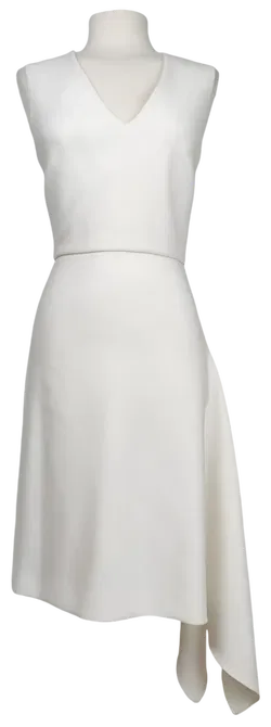 Babäm! - Roland Mouret Damen Midikleid, weiß - XS  - Bild 1