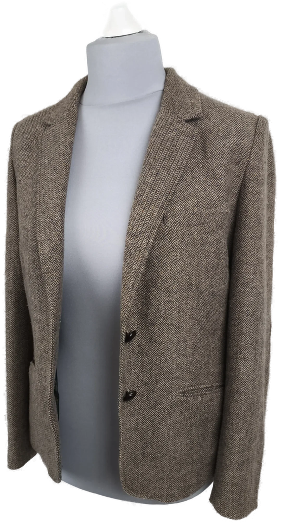 Tweedjacke, Tweedblazer, H&M, Gr. 42, Country Style – Bild 3