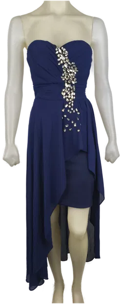 Eva & Lola, Ballkleid dunkelblau, Gr. S - Bild 1