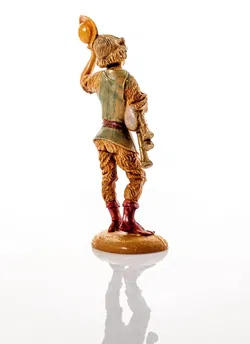 Hirte mit Hut und Dudelsack, für 10 cm Krippe von Fontanini - Bild 3