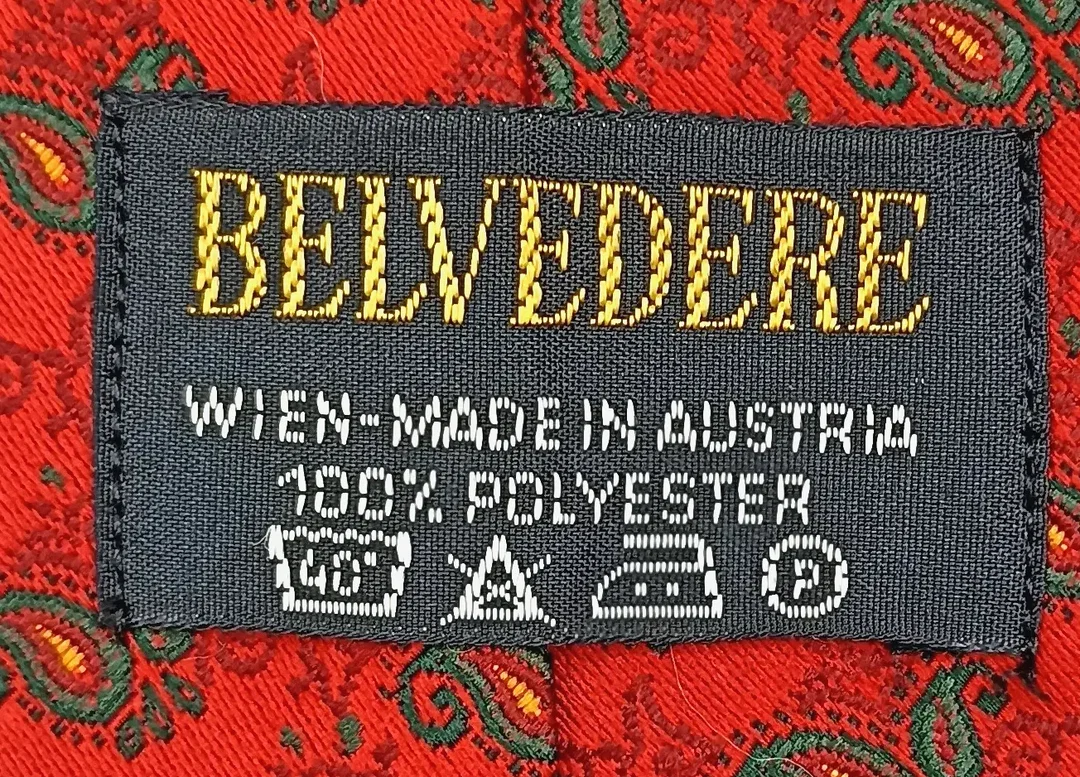 Belvedere Herrenkrawatte gemustert – Bild 3