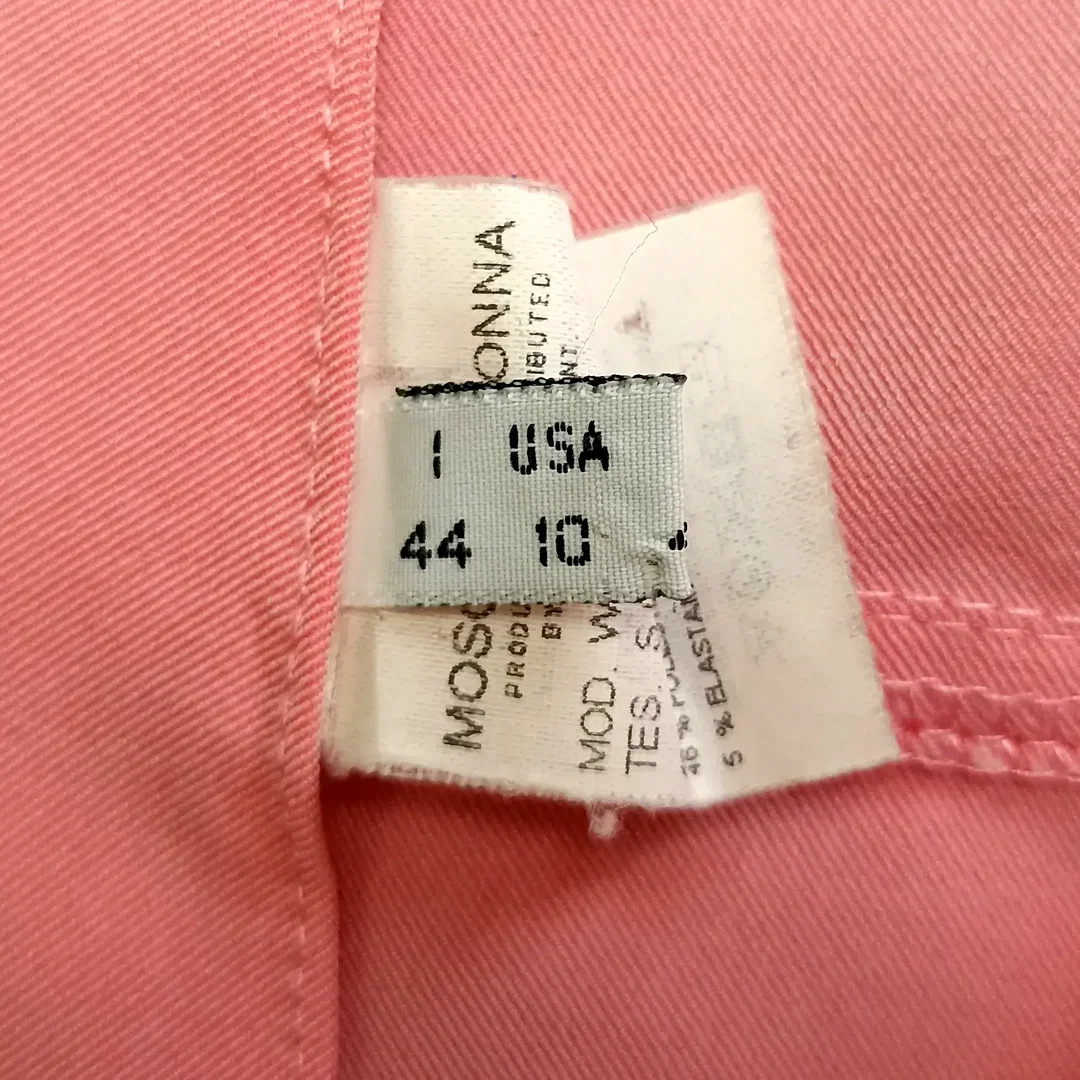 Moschino Damen Midirock rosa Gr. M – Bild 5