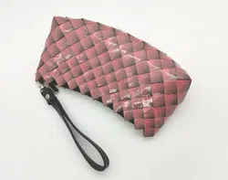 Rebagz Upcycling Damen Clutch - Farbverlauf rosa/schwarz - Bild 2