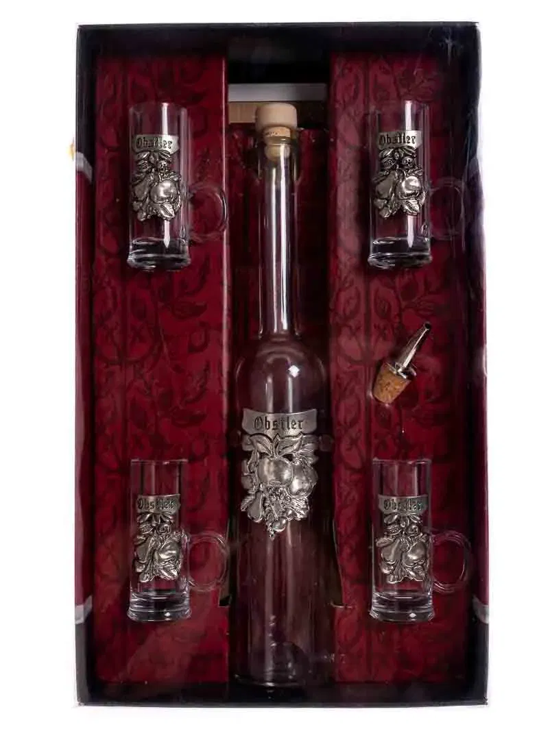 ARTINA 6-teiliges Schnaps / Obstler Set mit Flasche und Gläser - Bild 1