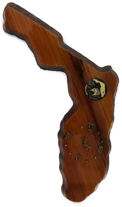 Dekorative Wanduhr aus Holz  - Bild 1