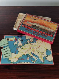 Europareise durch Reisebüreau KASPI - Gesellschaftsspiel - KASPI – Vorschau 1