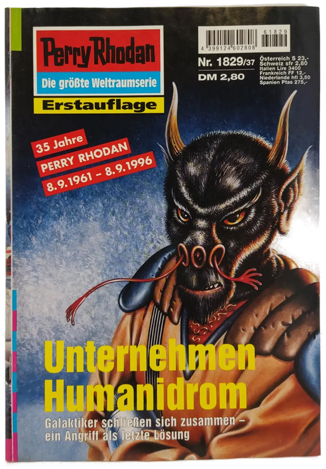 Romanheft Perry Rhodan Unternehmen Humanidrom Erstauflage Nr.1829 - Bild 2