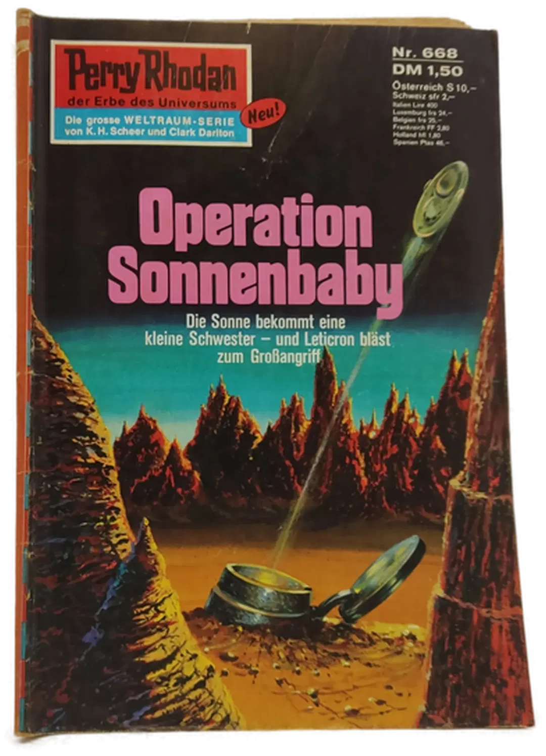  Romanheft Perry Rhodan Operation Sonnenbaby Erstauflage Nr.668 - Bild 2