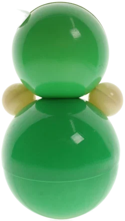 Vintage Stehaufpuppe mit Geräuschfunktion – ca. 22,5 cm – Kunststoff – Klassisches Babyspielzeug – Sammlerstück - Bild 3