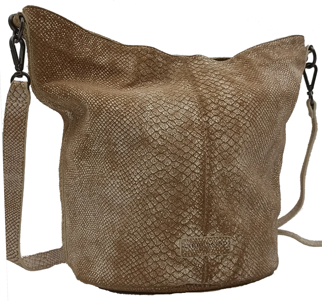 Liebeskind Berlin Ledertasche schlangenoptik braun/weiß - Bild 1