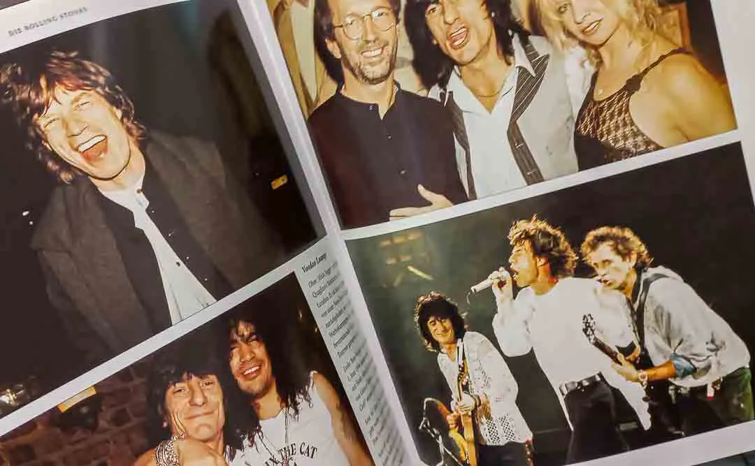 The Rolling Stones – Nostalgisches Band-Poster XL (Portrait-Motiv, S/W-Optik) – Bild 3