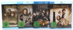 Blu-ray Konvolut 4 Discs – Der Herr der Ringe & Der Hobbit – Fantasy Sammlung – FSK 12 - Bild 2
