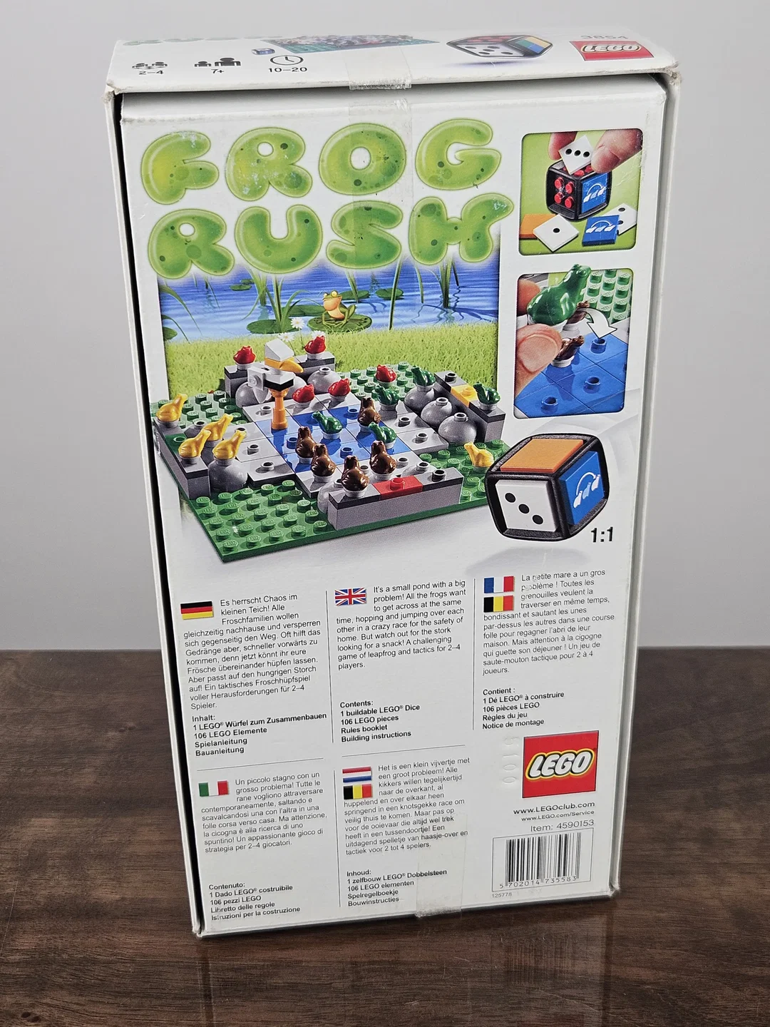 Frog Rush - Gesellschaftsspiel - Lego – Bild 2