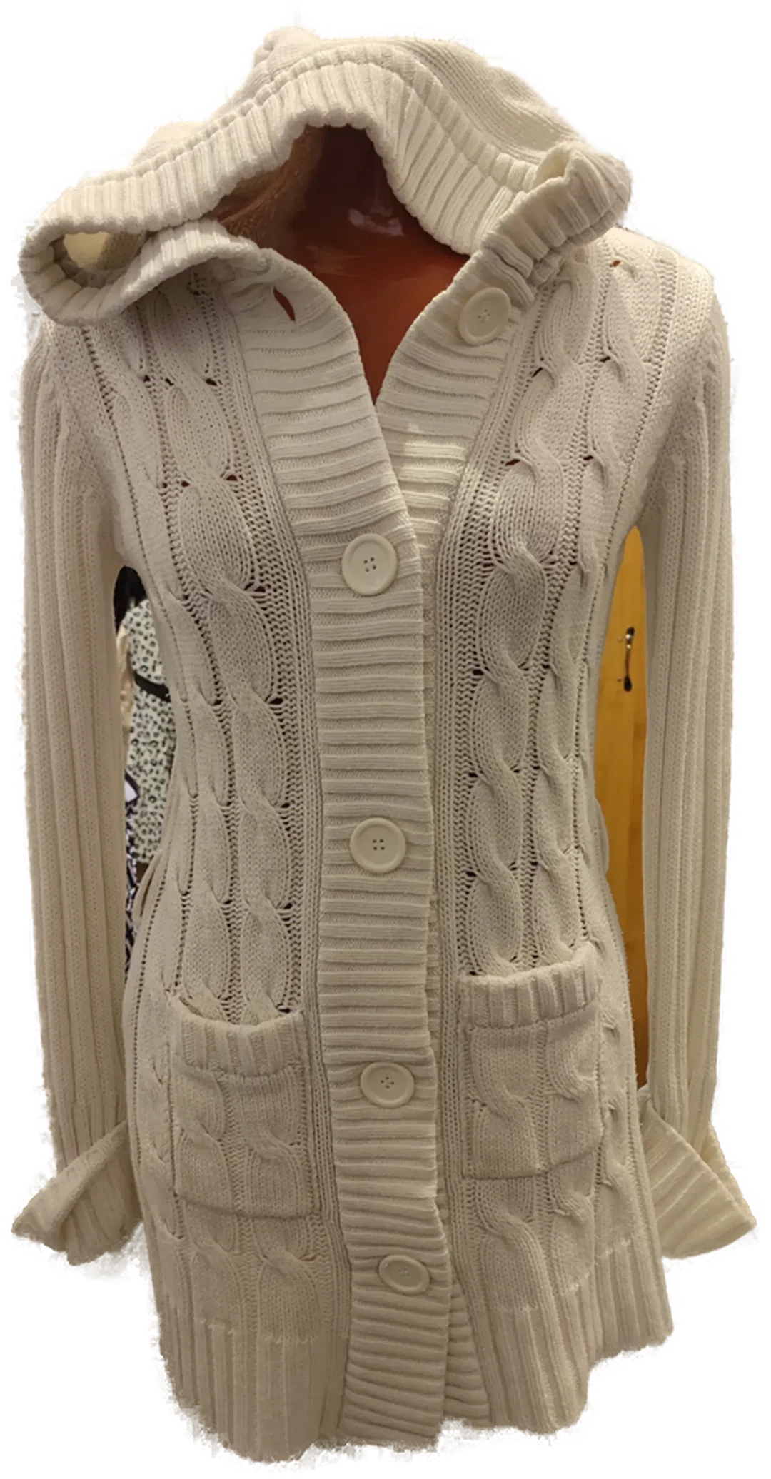 Mädchen Hoodie-Weste Gr. 158-164 - Bild 1