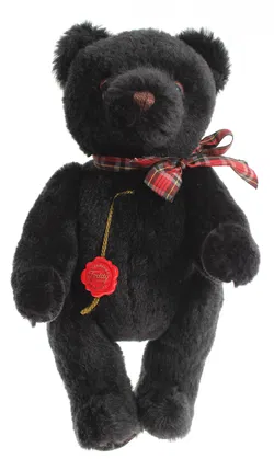 🧸 Schwarzer Teddybär – Hermann Teddy Original – ca. 33 cm - Bild 1