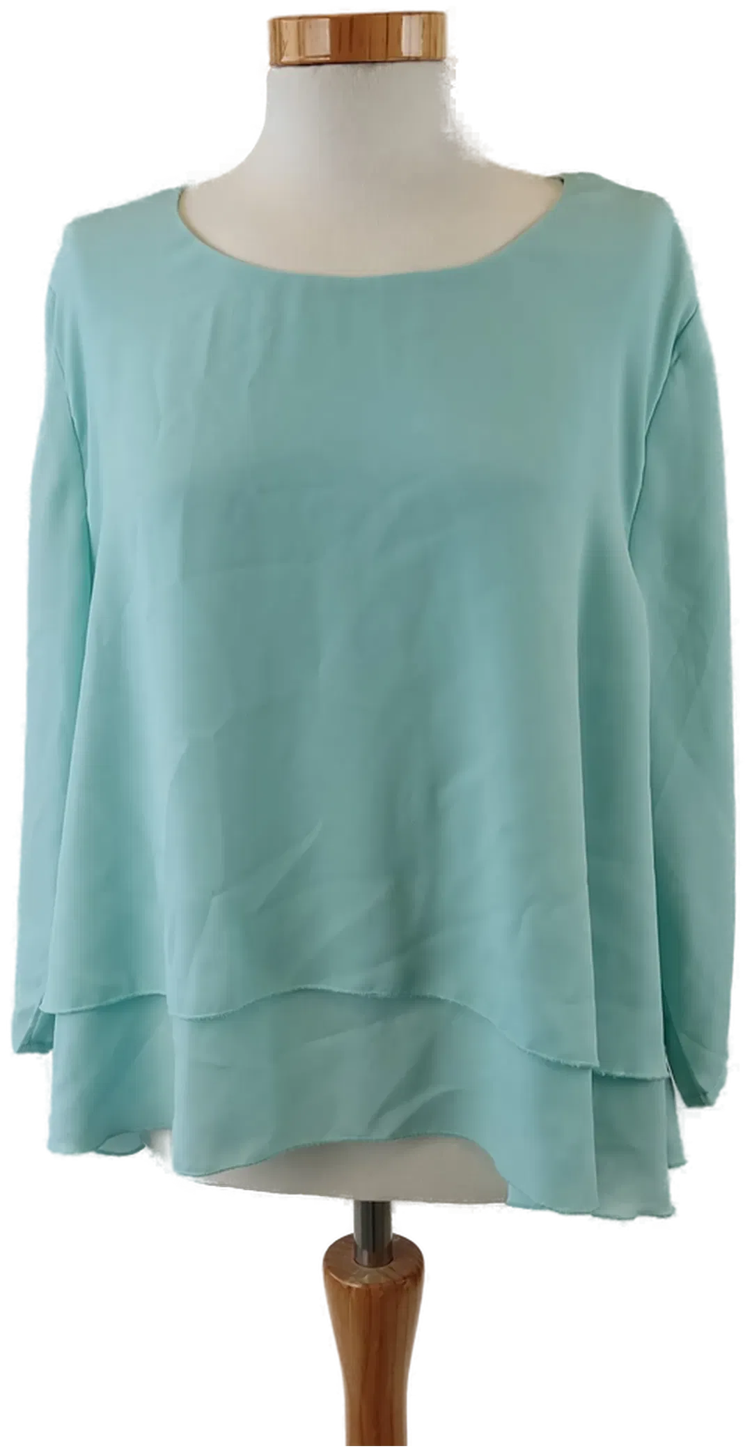 fishbone sister Damenbluse, türkis - Gr. L - Bild 1