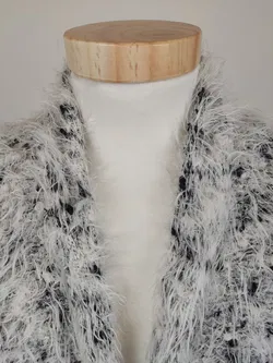 Comma Damen Strickjacke grau Gr. 40 - Bild 4