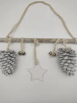 weihnachtliche Fenster-/Türdekoration - Bild 3