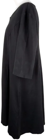 Kleid "Dresses Yessica", 3/4arm mit Rundhalsausschnitt, schwarz, Größe XL – Bild 2