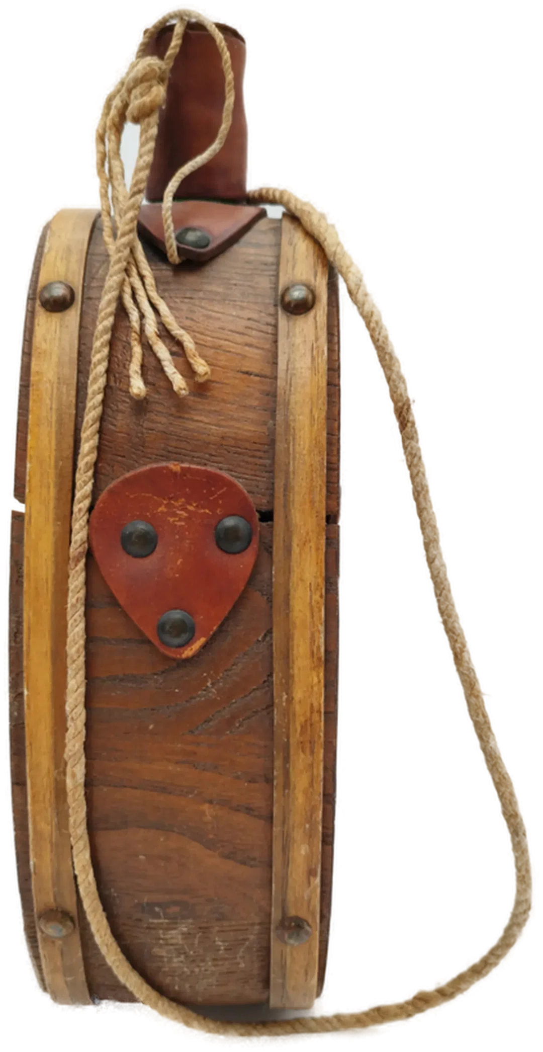 Feldflasche aus Holz ca. 29 cm hoch  – Bild 3