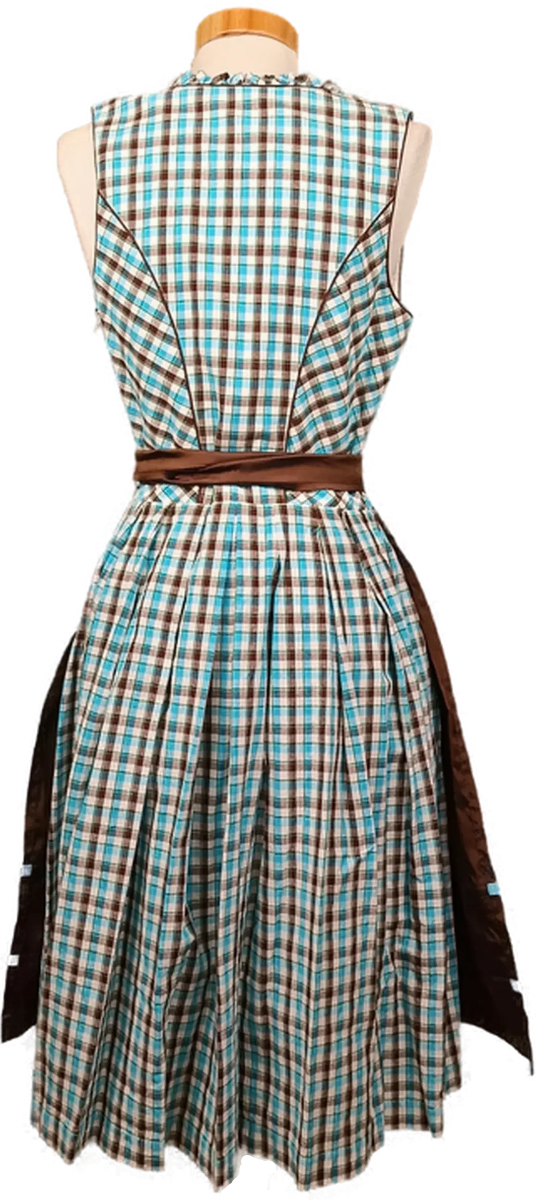 Landhaus by C&A Dirndl braun/blau/weiß Gr. S – Bild 2
