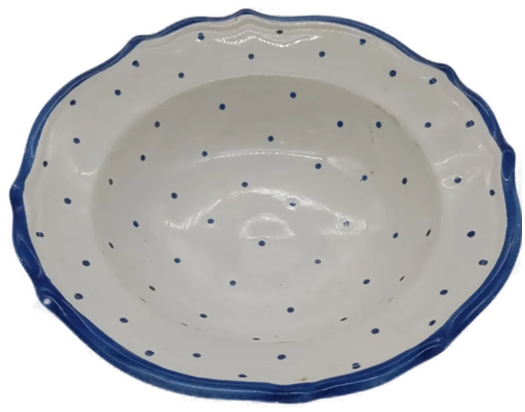 1 Stk. Gmundner Keramik "Blau Tupferl", Aschenbecher – Bild 3