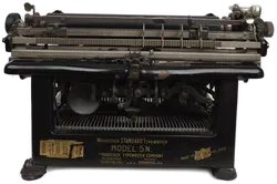 antike Schreibmaschine, Woodstock Nr. 5, Sammlerstück - Bild 3