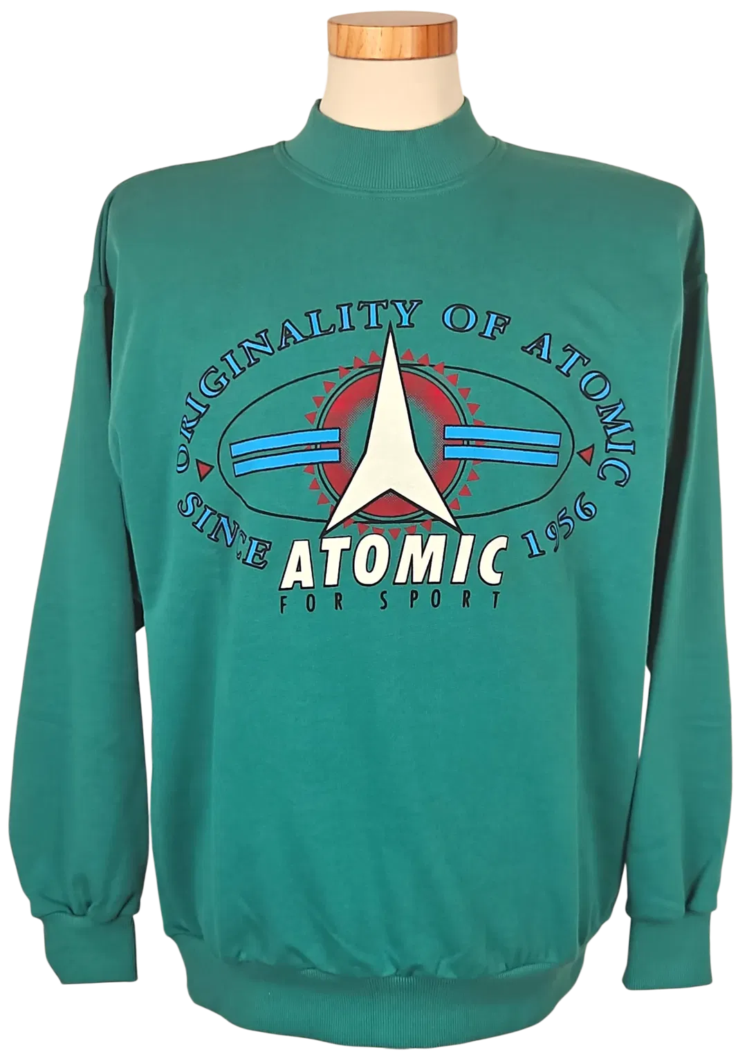 Atomic Vintage Herren Sweatshirt, grün - Gr. XL - Made in Austria  - Bild 1