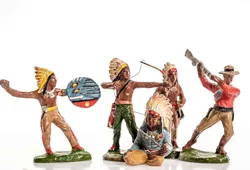 Tipple Topple Austria Konvolut Indianer + Cowboy 50er Jahre - Bild 2