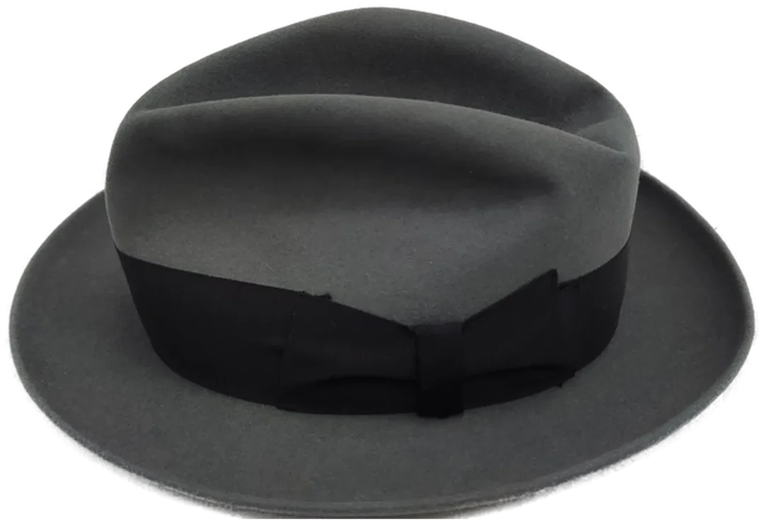 Borsalino Herren Hut grau Vintage – Bild 5