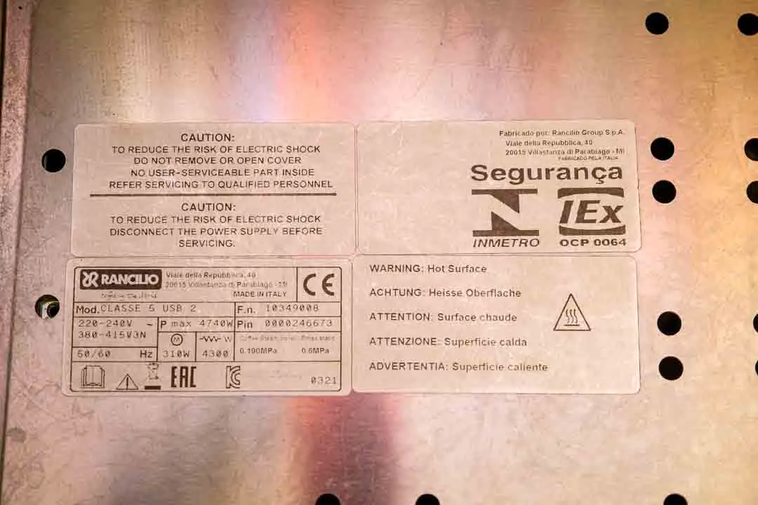 Rancilio Classe 5 USB 2-gruppige Gastro-Siebträgermaschine – Bild 4