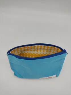 Stofftasche mit Zipp mehrfarbig - Bild 2