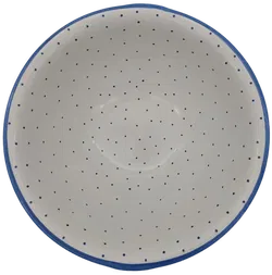 Gmundner Keramik Schüssel blaue Tupfen Durchmesser:27 cm - Bild 3