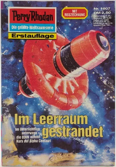  Romanheft Perry Rhodan Im Leerraum gestrandet Erstauflage Nr.1607 - Bild 1