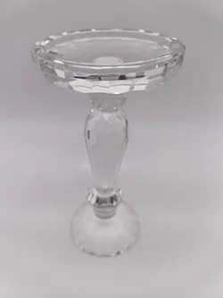 edler Kerzenständer, Bleikristall, Höhe 18cm – Vorschau 2