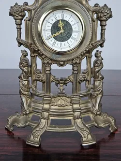 GADA Vintage Tischuhr, bronze - Höhe ca. 40 cm  - Bild 6