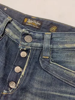 Replay Damen Jeansshorts, blau - Gr. S - Bild 4