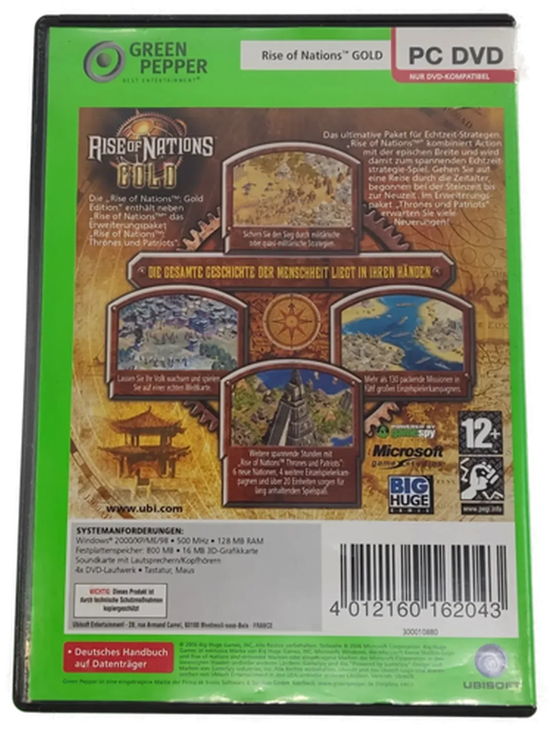 PC Game DVD-ROM "Rise of Nations" Gold – Bild 3